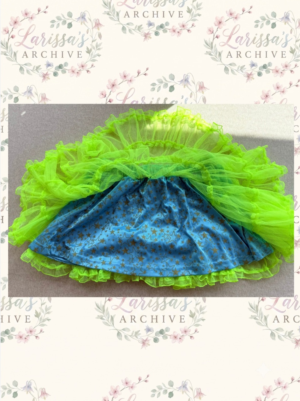 Pink-Latte Dance | 2019 Neon Star Tulle Streetwear Skort | Size JP S | Fits XS - Picture 13 of 16